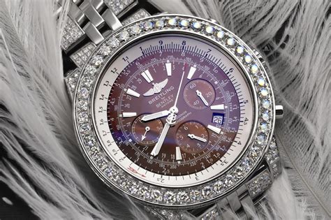 iced out breitling replica|More.